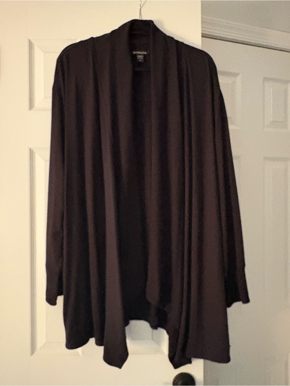 Athleta Open-Front Draped Cardigan- Pranayama Wrap - Black